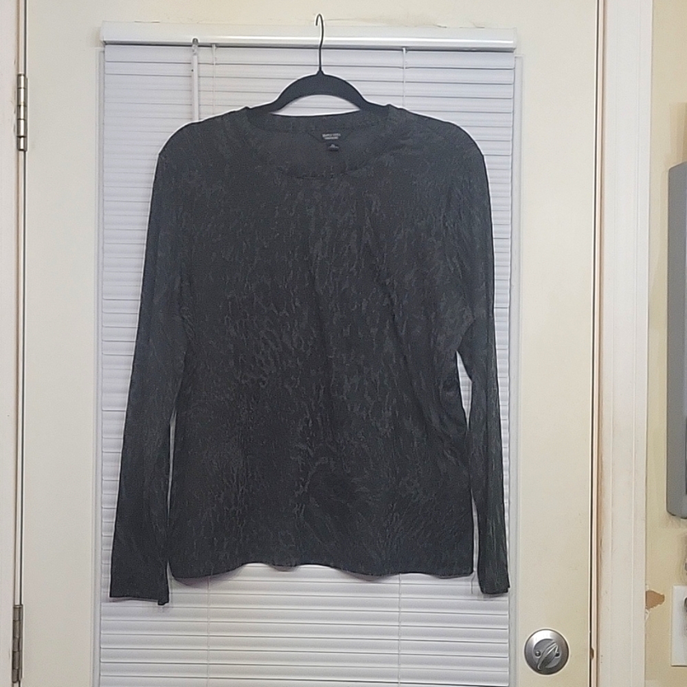 Simply Vera Vera Wang long sleeve crew neck tee XL